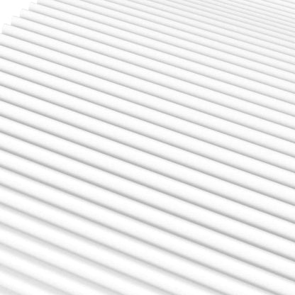 Schaumstoffmatratze Weiß 140x220 cm Härtegrad H2 H3