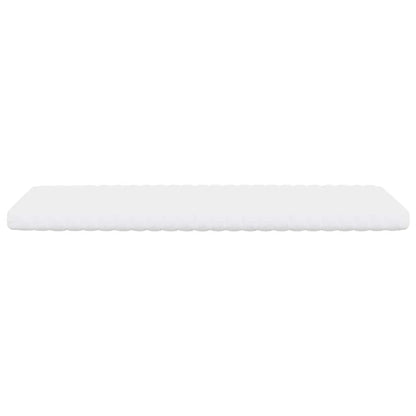 Schaumstoffmatratze Weiß 100x210 cm 7-Zonen Härtegrad 20 ILD