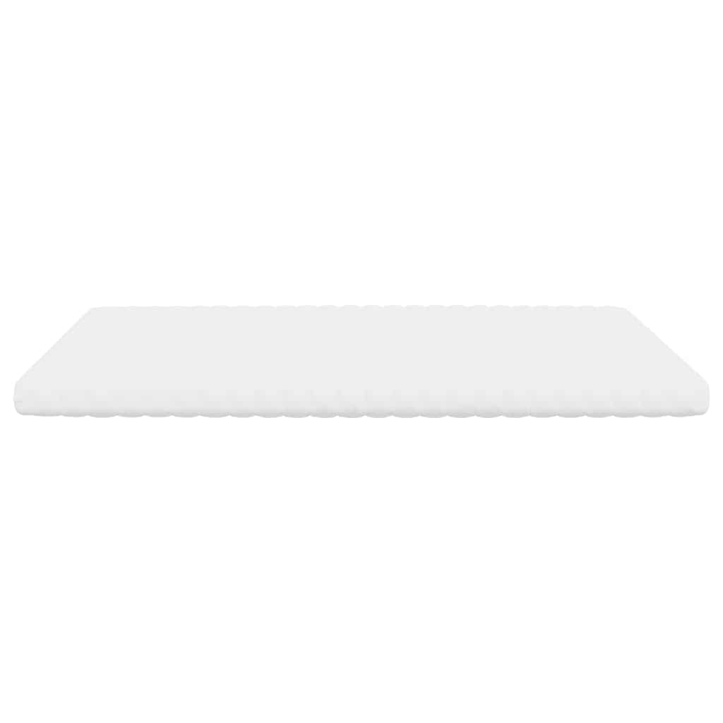 Schaumstoffmatratze Weiß 180x210 cm 7-Zonen Härtegrad 20 ILD