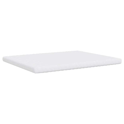 Schaumstoffmatratze Weiß 200x210 cm 7-Zonen Härtegrad 20 ILD