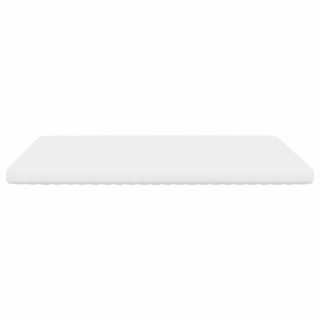 Schaumstoffmatratze Weiß 200x210 cm 7-Zonen Härtegrad 20 ILD