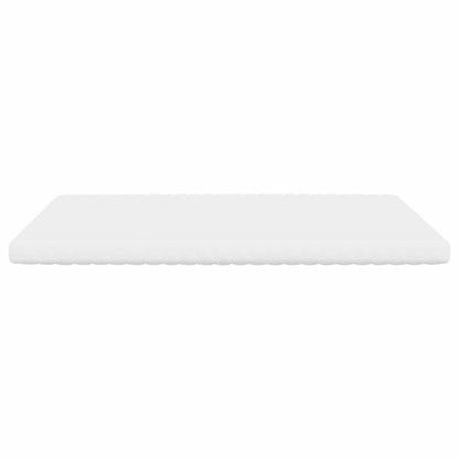 Schaumstoffmatratze Weiß 200x210 cm 7-Zonen Härtegrad 20 ILD