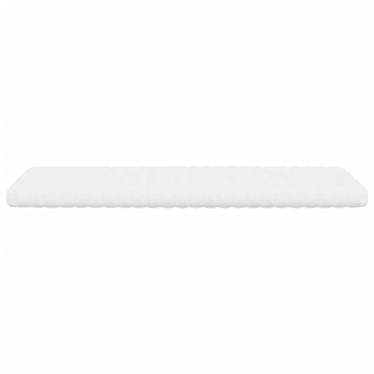 Schaumstoffmatratze Weiß 100x220 cm 7-Zonen Härtegrad 20 ILD