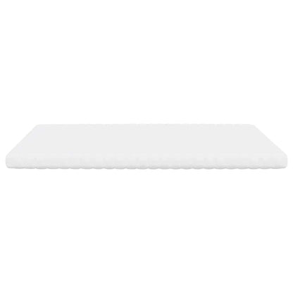 Schaumstoffmatratze Weiß 200x220 cm 7-Zonen Härtegrad 20 ILD
