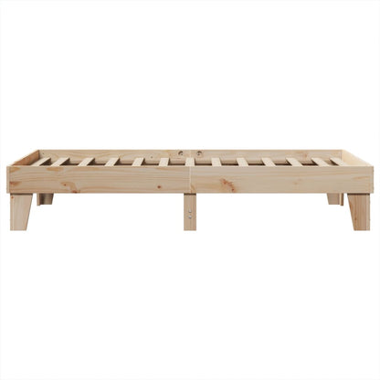 Massivholzbett ohne Matratze 100x200 cm Kiefernholz