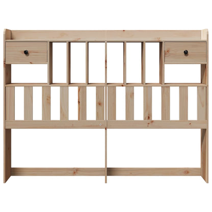 Kopfteil mit Stauraum 150 cm Massivholz Kiefer