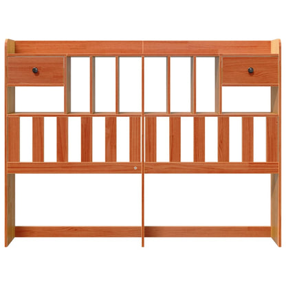 Kopfteil mit Stauraum Wachsbraun 150 cm Massivholz Kiefer