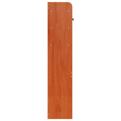 Kopfteil mit Stauraum Wachsbraun 140 cm Massivholz Kiefer