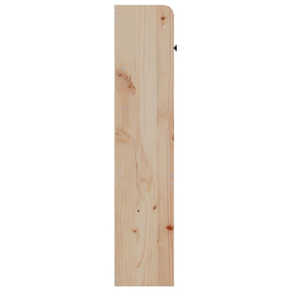 Kopfteil mit Stauraum 135 cm Massivholz Kiefer