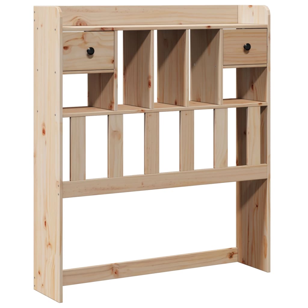 Kopfteil mit Stauraum 75 cm Massivholz Kiefer