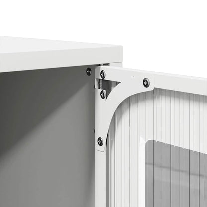 TV-Schrank Weiß 68x39x60,5 cm Kaltgewalzter Stahl