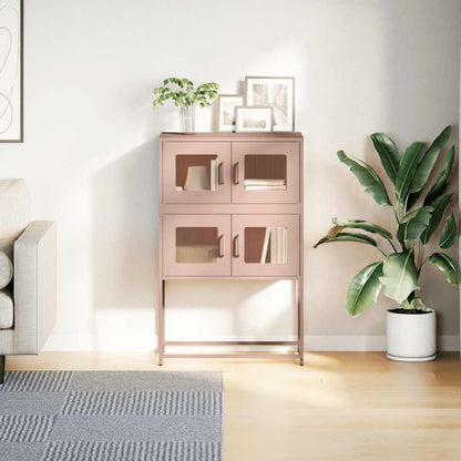 Highboard Rosa 68x39x107 cm Stål