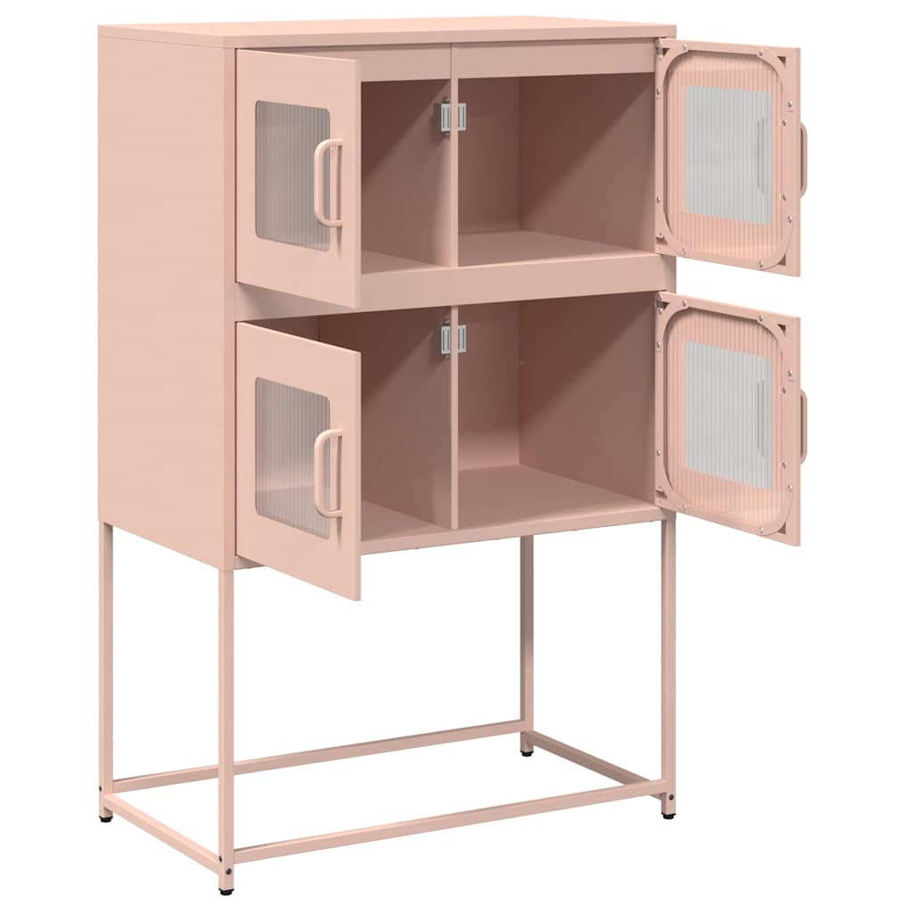 Highboard Rosa 68x39x107 cm Stål