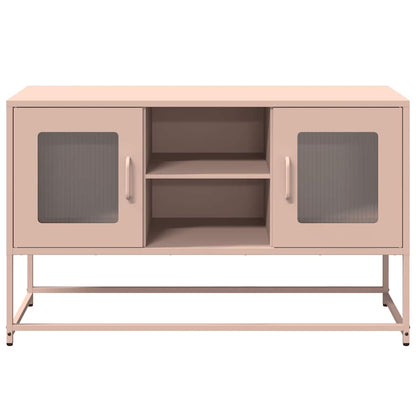 TV-Schrank Rosa 100,5x39x60,5 cm Stahl