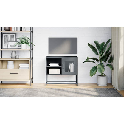 TV-Schrank Anthrazit 68x39x60,5 cm Stahl