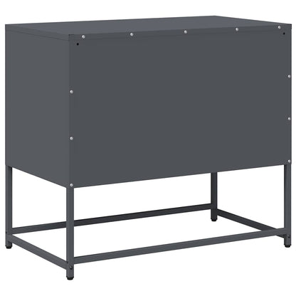 TV-Schrank Anthrazit 68x39x60,5 cm Stahl