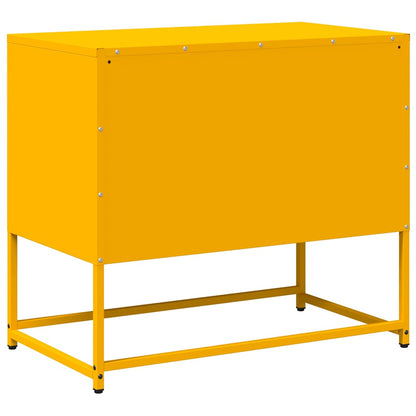 TV-Schrank Senfgelb 68x39x60,5 cm Stahl