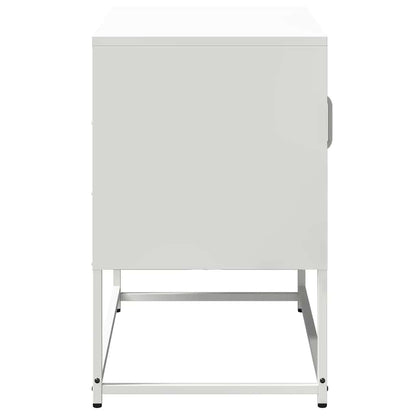 TV-Schrank Weiß 68x39x60,5 cm Stahl