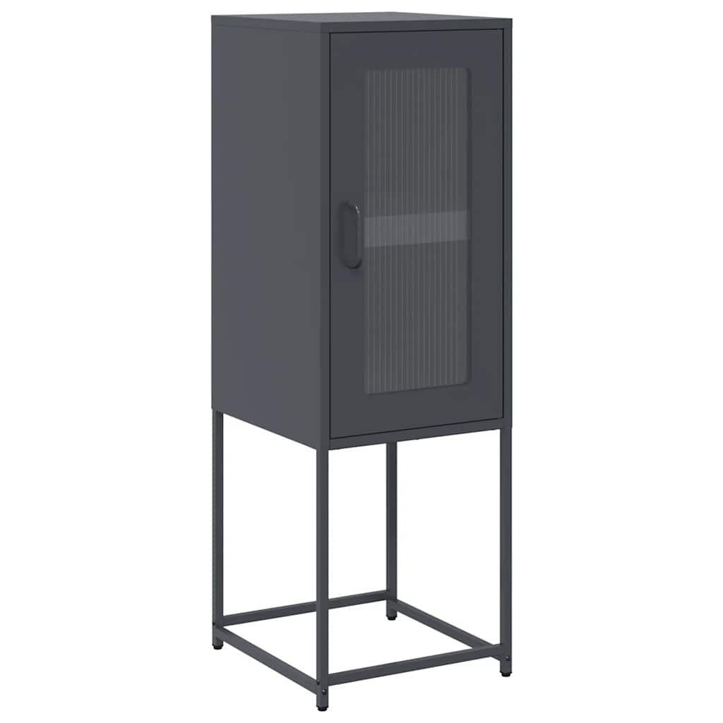 Skænk antracit 36x39x107 cm Koldvalset stål