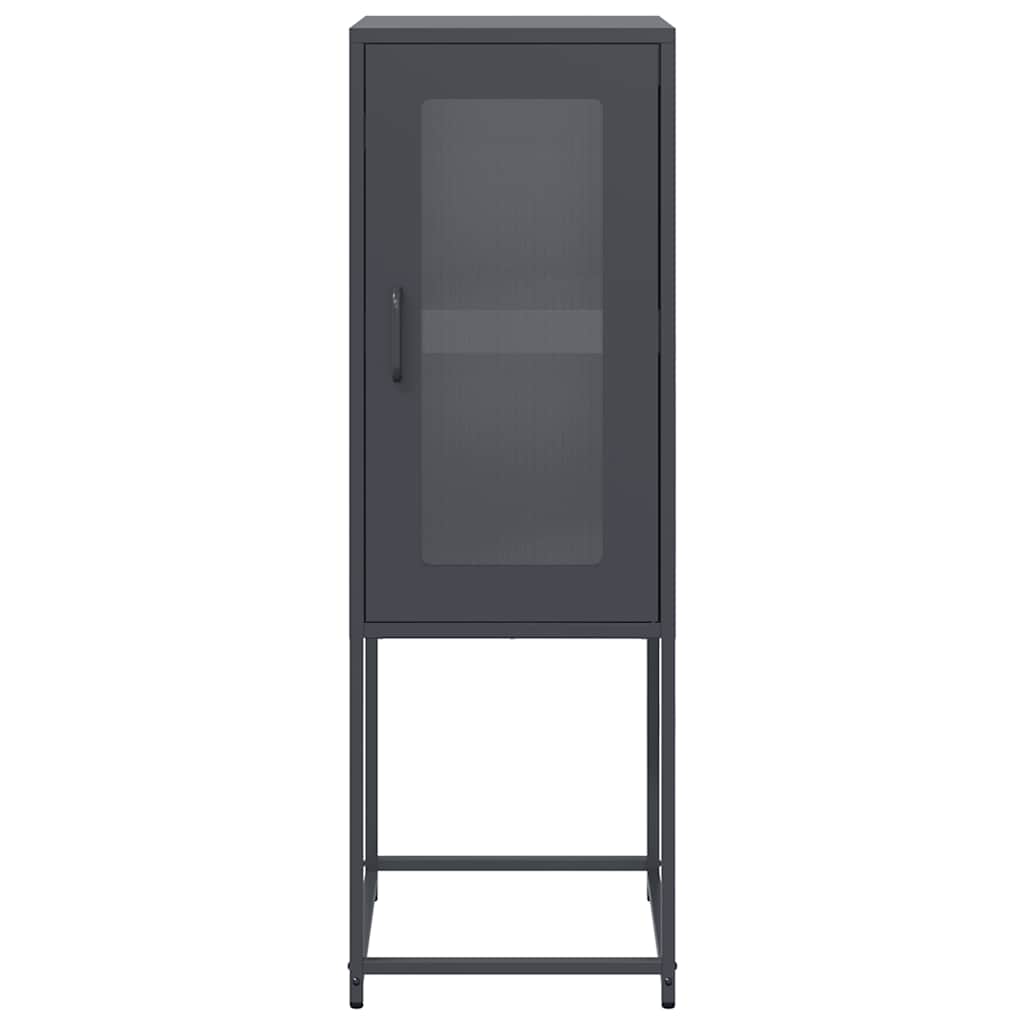 Skænk antracit 36x39x107 cm Koldvalset stål