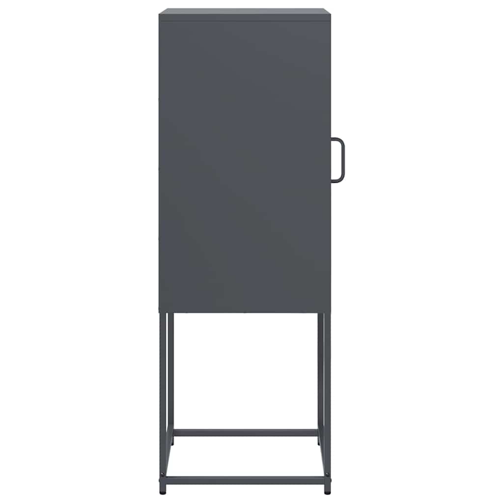 Skænk antracit 36x39x107 cm Koldvalset stål