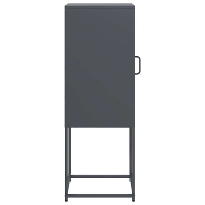 Skænk antracit 36x39x107 cm Koldvalset stål