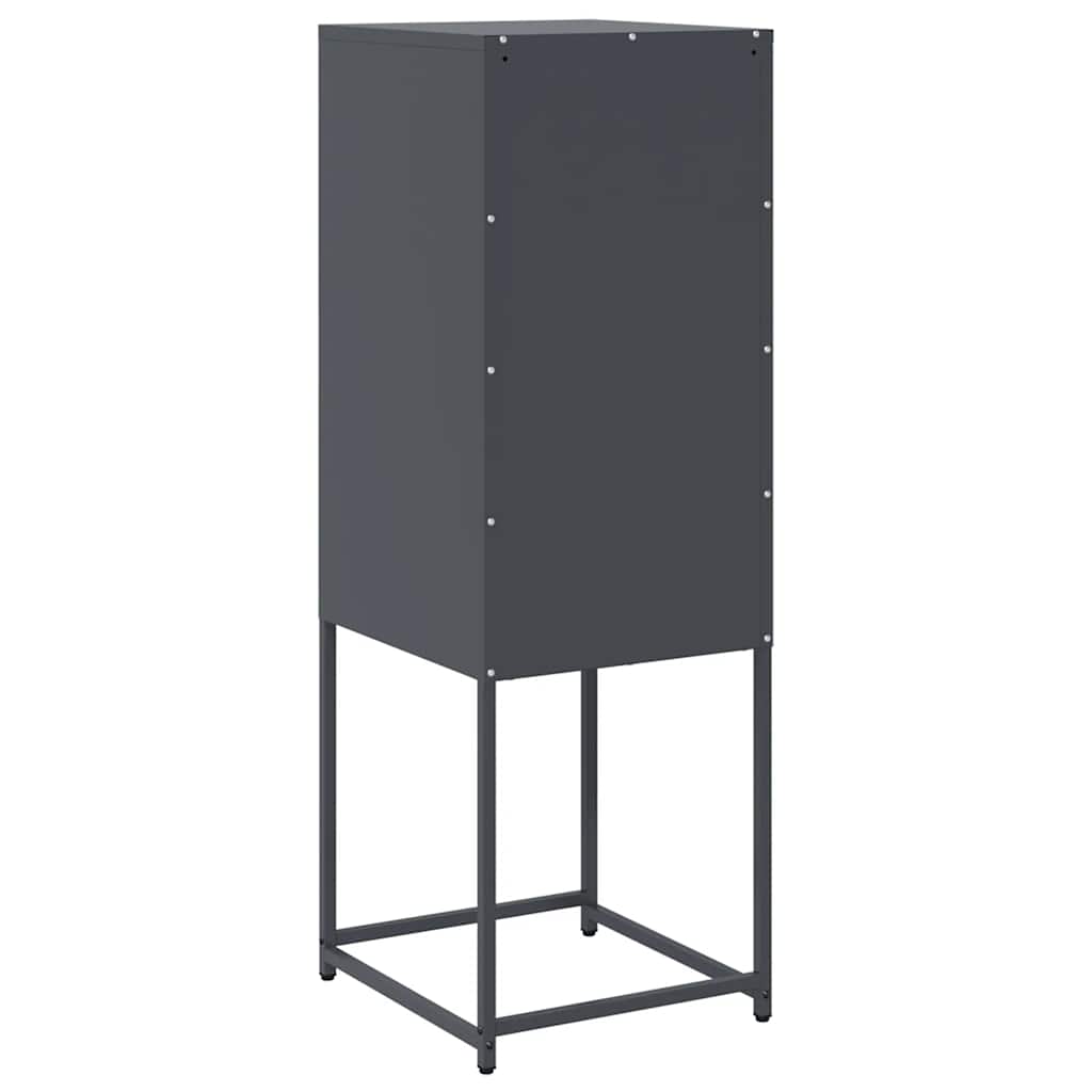Skænk antracit 36x39x107 cm Koldvalset stål