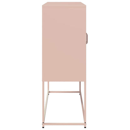Sideboard Rosa 100,5x39x107 cm Kaltgewalzter Stahl