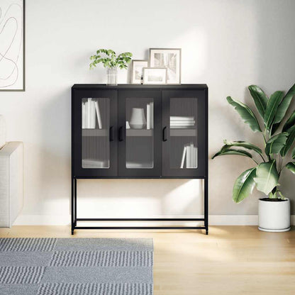 Sideboard Anthrazit 100,5x39x107 cm Kaltgewalzter Stahl