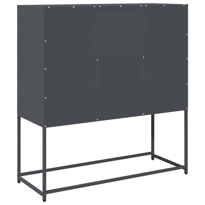 Sideboard Anthrazit 100,5x39x107 cm Kaltgewalzter Stahl