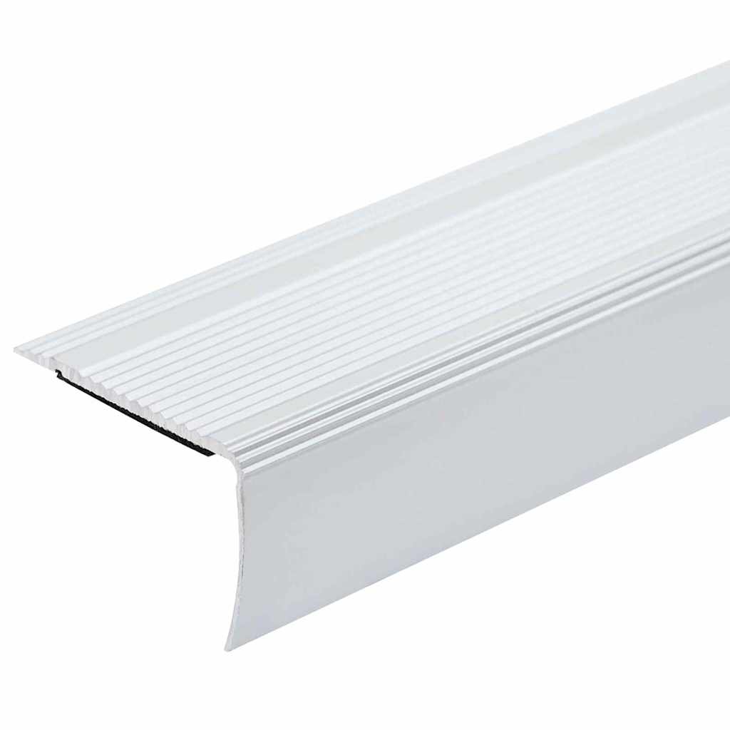 Treppenkantenprofile 10 pcs Silber 67 cm Aluminium