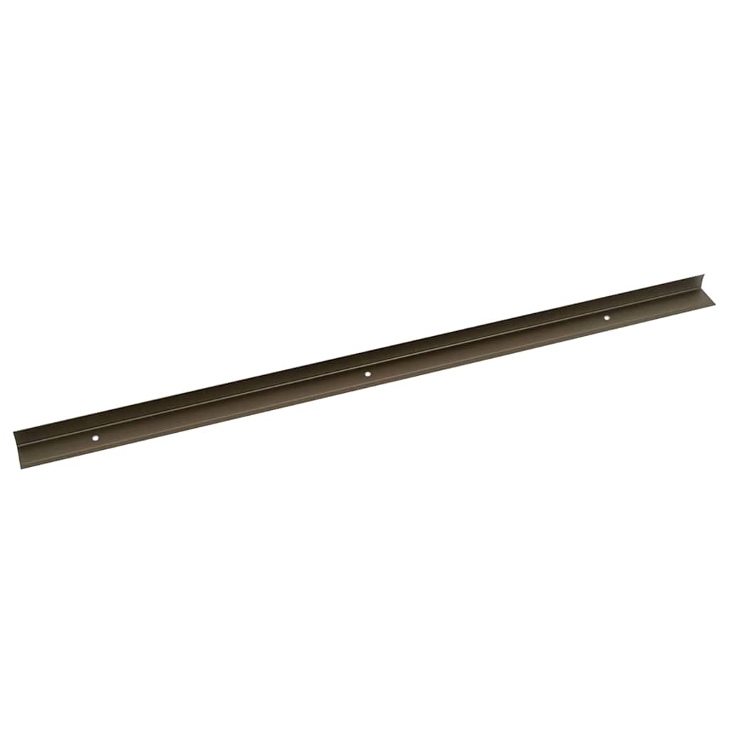 Treppenkantenprofile 10 pcs Braun 67 cm Aluminium