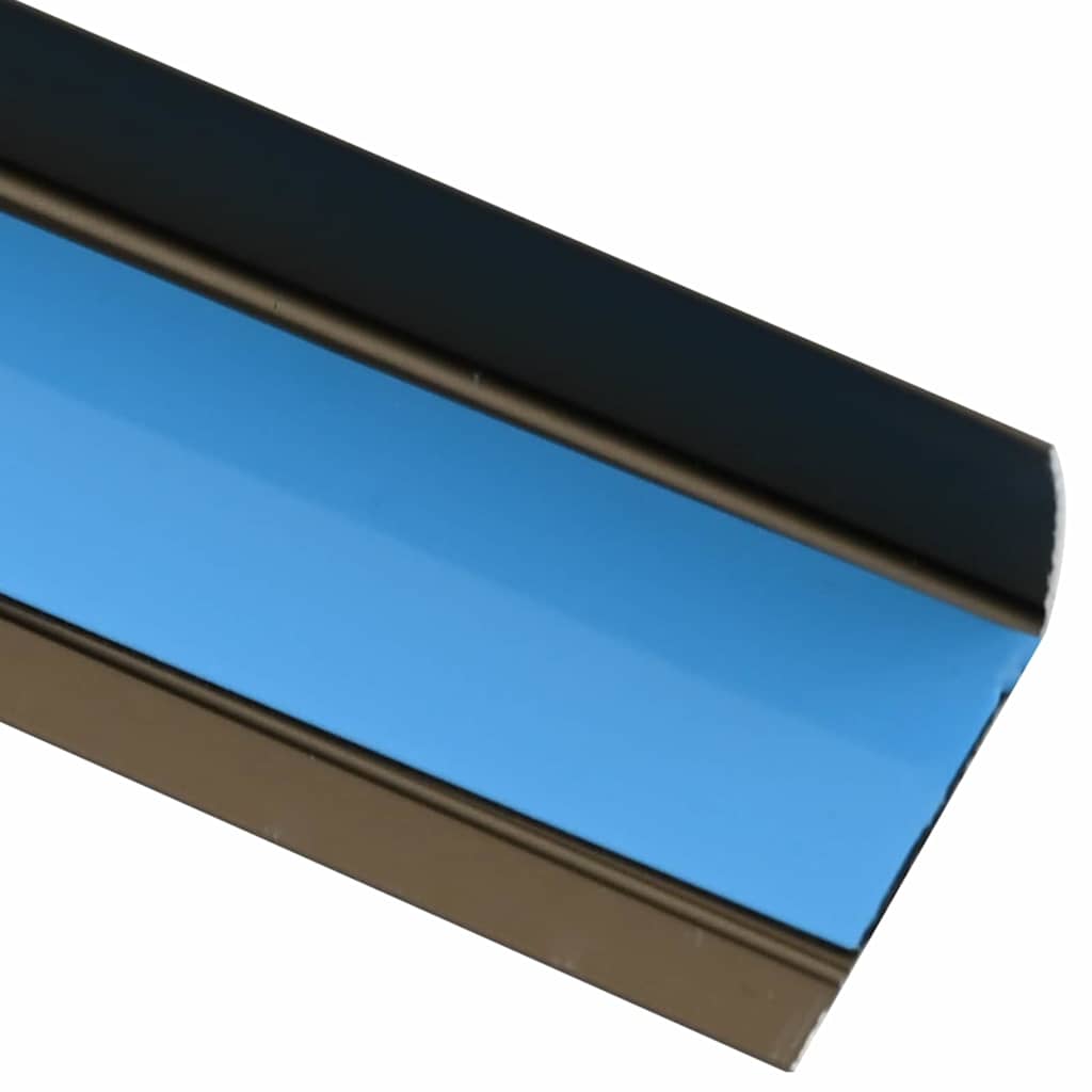 Treppenkantenprofile 10 pcs Braun 67 cm Aluminium