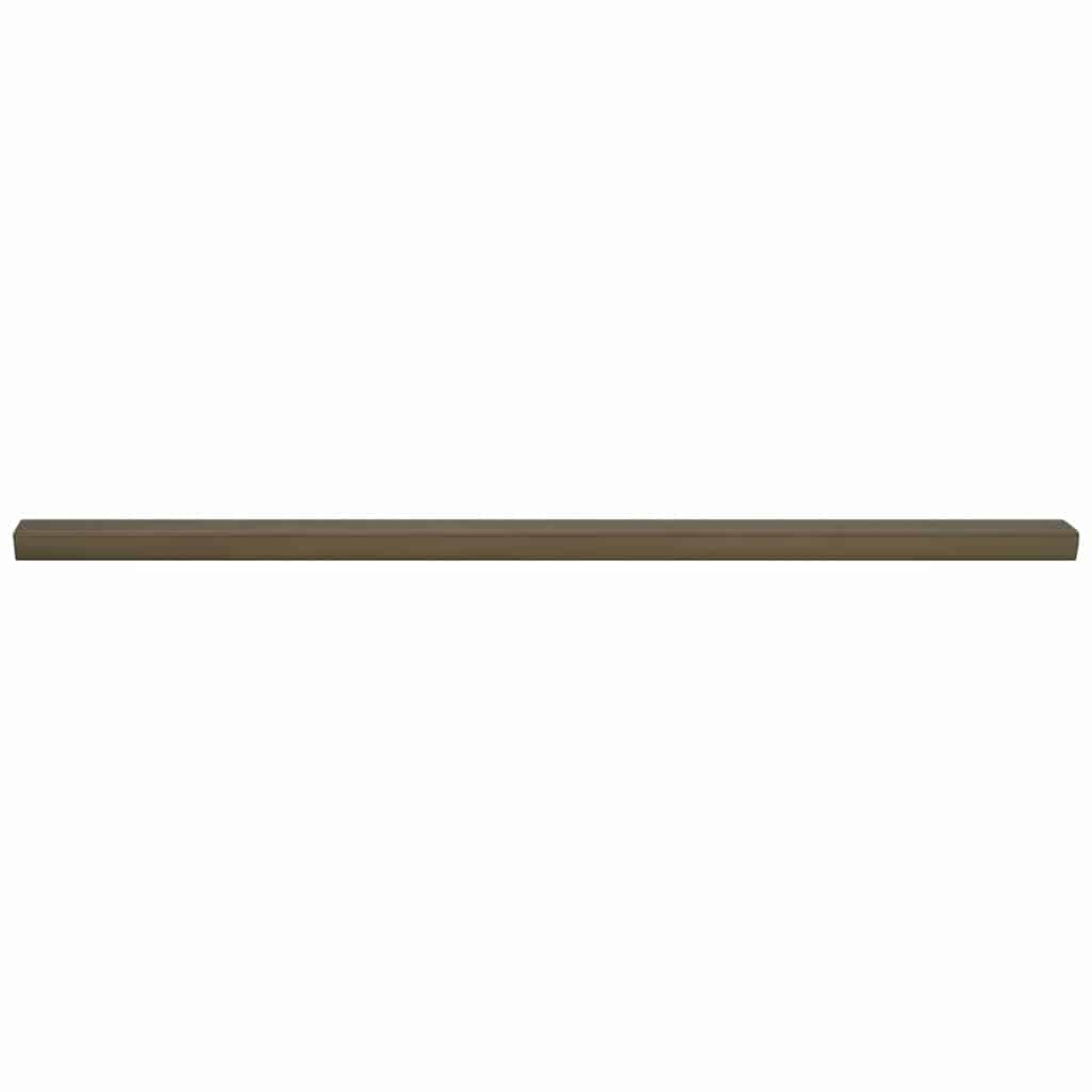 Treppenkantenprofile 10 pcs Braun 67 cm Aluminium