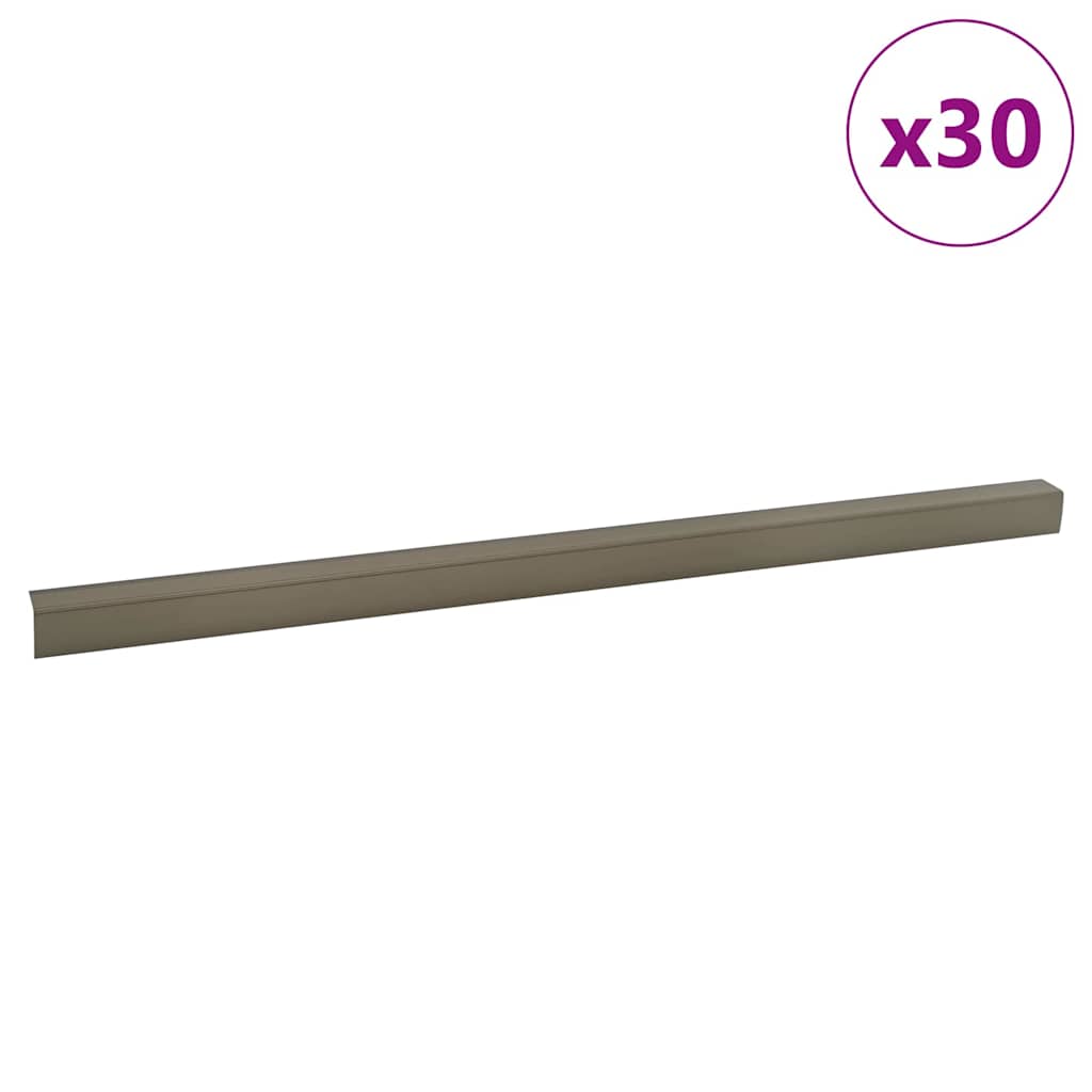 Treppenkantenprofile 30 pcs Champagner 67 cm Aluminium