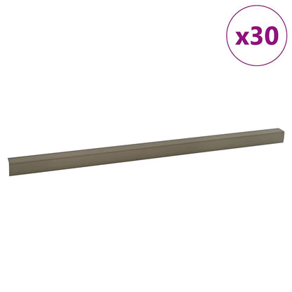 Treppenkantenprofile 30 pcs Champagner 67 cm Aluminium