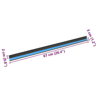 Treppenkantenprofile 30 pcs Champagner 67 cm Aluminium