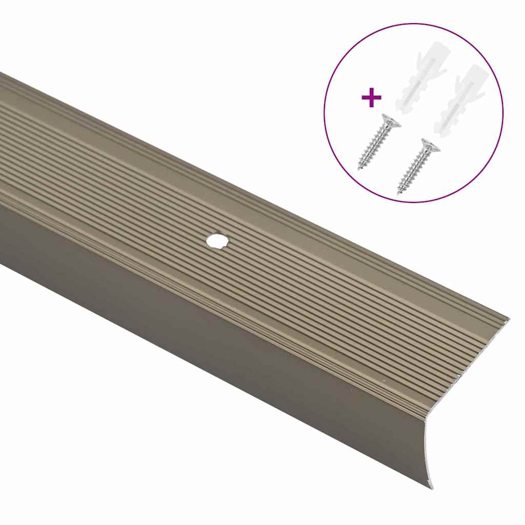 Treppenkantenprofile 30 pcs Champagner 67 cm Aluminium