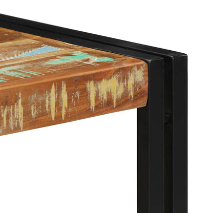 Couchtisch Mehrfarbig 50x50x35 cm Altholz Massivholz