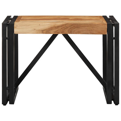 Couchtisch 50x50x35 cm Massivholz Akazie