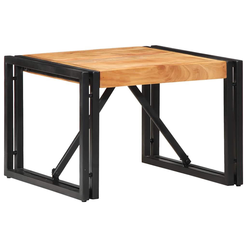 Couchtisch 50x50x35 cm Massivholz Akazie