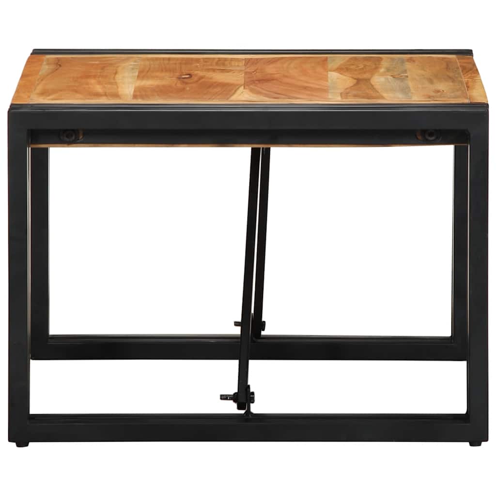 Couchtisch 50x50x35 cm Massivholz Akazie