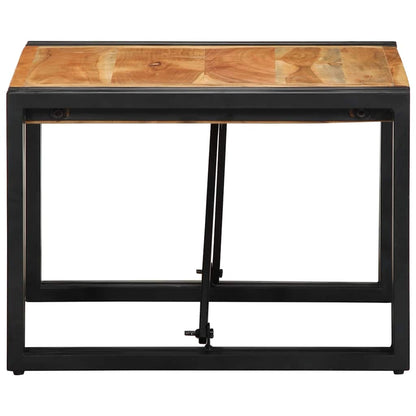 Couchtisch 50x50x35 cm Massivholz Akazie