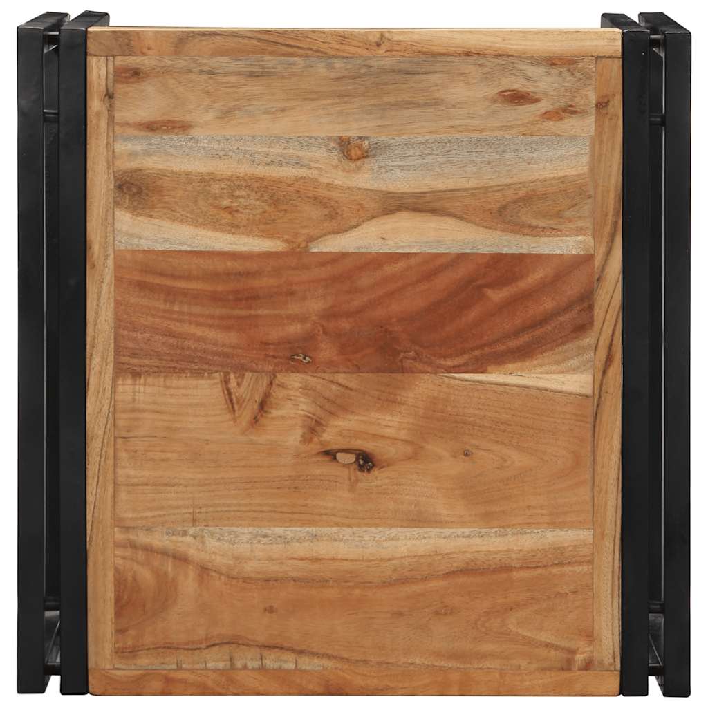 Couchtisch 50x50x35 cm Massivholz Akazie