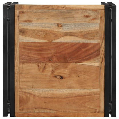 Couchtisch 50x50x35 cm Massivholz Akazie