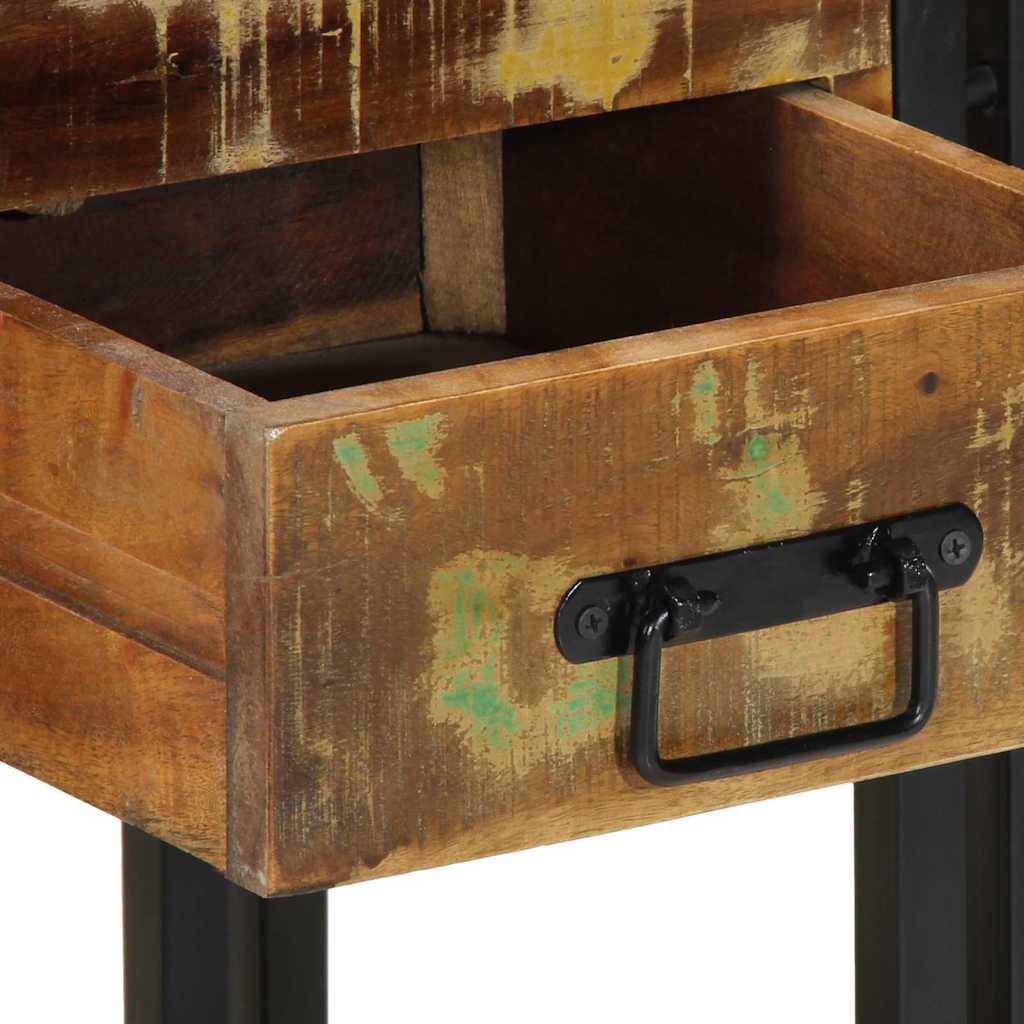 Nachttisch Mehrfarbig 40 x 35 x 50 cm Massives Altholz