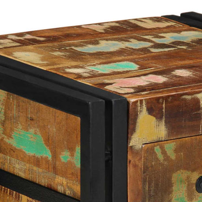 Nachttisch 2 pcs 40 x 35 x 50 cm recyceltes Massivholz