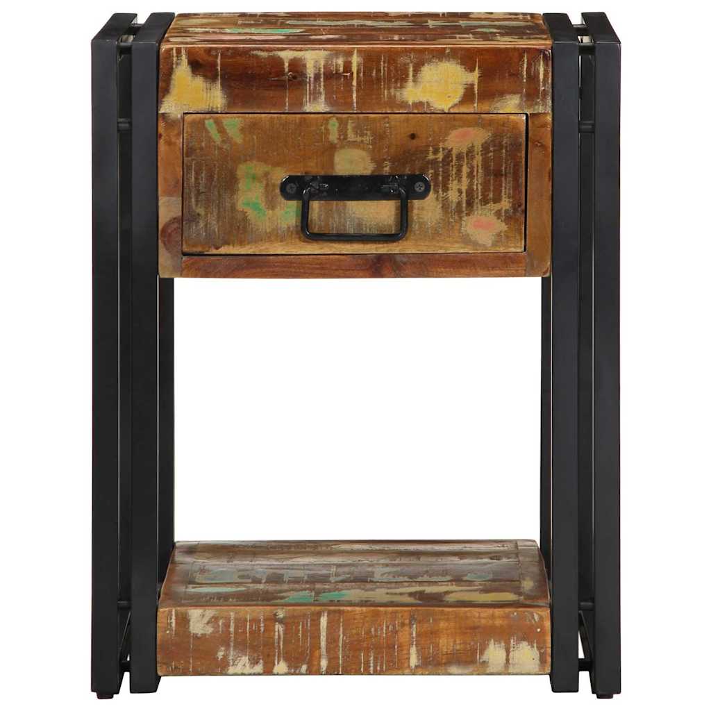 Nachttisch 2 pcs 40 x 35 x 50 cm recyceltes Massivholz