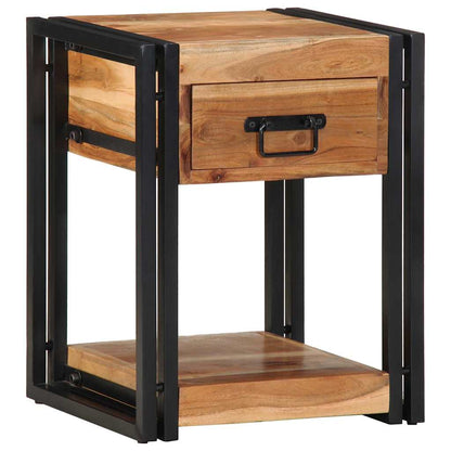 Nachttisch Braun 40 x 35 x 50 cm Akazie Massivholz