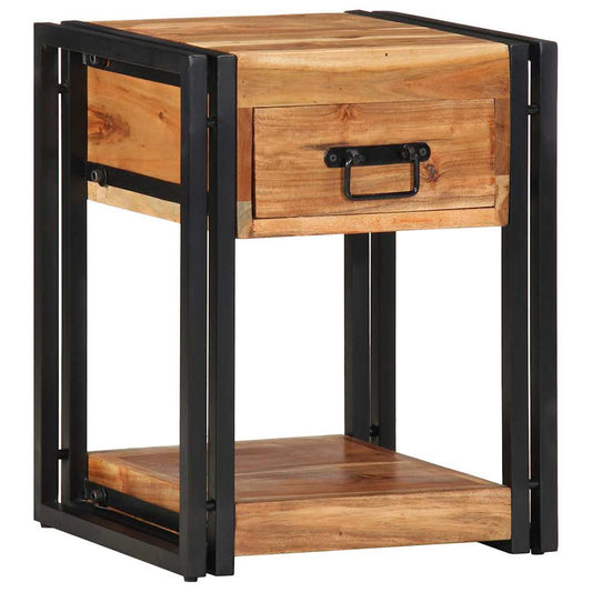 Nachttisch Braun 40 x 35 x 50 cm Akazie Massivholz